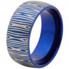 COI Tungsten Carbide Damascus Wedding Band Ring - TG2214AA