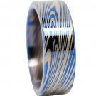 COI Tungsten Carbide Damascus Wedding Band Ring - TG4501