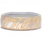 COI Tungsten Carbide Damascus Wedding Band Ring - TG4662