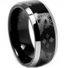 COI Tungsten Carbide Dragon Wedding Band Ring - TG2017