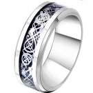 COI Tungsten Carbide Dragon Wedding Band Ring - TG2124