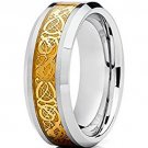 COI Tungsten Carbide Dragon Wedding Band Ring - TG2128