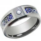 COI Tungsten Carbide Dragon Wedding Band Ring - TG3789