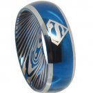 COI Tungsten Carbide Superman Damascus Ring - TG3839AA