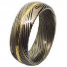 COI Tungsten Carbide Two Tone Damascus Ring - TG4460