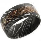 COI Black Tungsten Carbide Camo Damascus Ring - TG4656