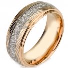 COI Tungsten Carbide Damascus Meteorite Ring - TG3441AA