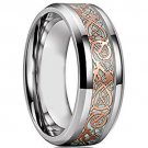 COI Tungsten Carbide Dragon Wedding Band Ring - TG3306AA