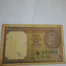 Indian 1963 one rupee