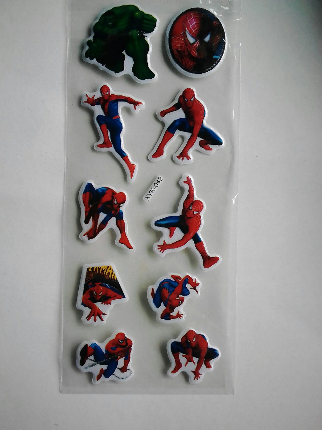 Spiderman hero stickers