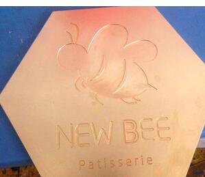 Ngryise 1 set customized Convex and concave hot foil stamping die