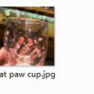Ngryise 1pcs a set cat paw cup