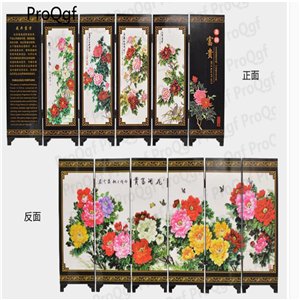 proqgf beijing opera folding screen art style 2