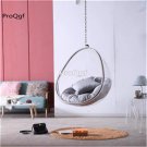 Ngryise hanging style  white oval bubble Chair Patio