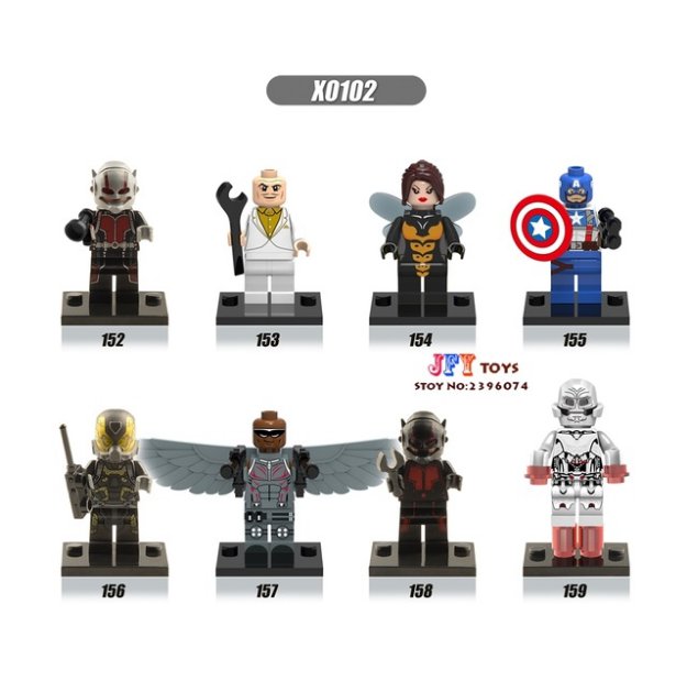 8pcs star wars super heroes The FORCE AWAKENS Rely Finn Storm Trooper building blocks X0102