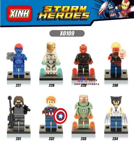 8pcs star wars super heroes The FORCE AWAKENS Rely Finn Storm Trooper building blocks X0109