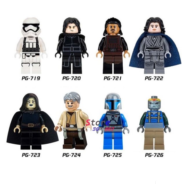 8pcs The Force Awakens Clone Trooper Commander Fox Rex Storm Series building blocks PG8053