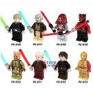 8pcs Star Wars Clone Trooper Figure Stormtrooper Commander Neyo Kylo Ren building block PG8021