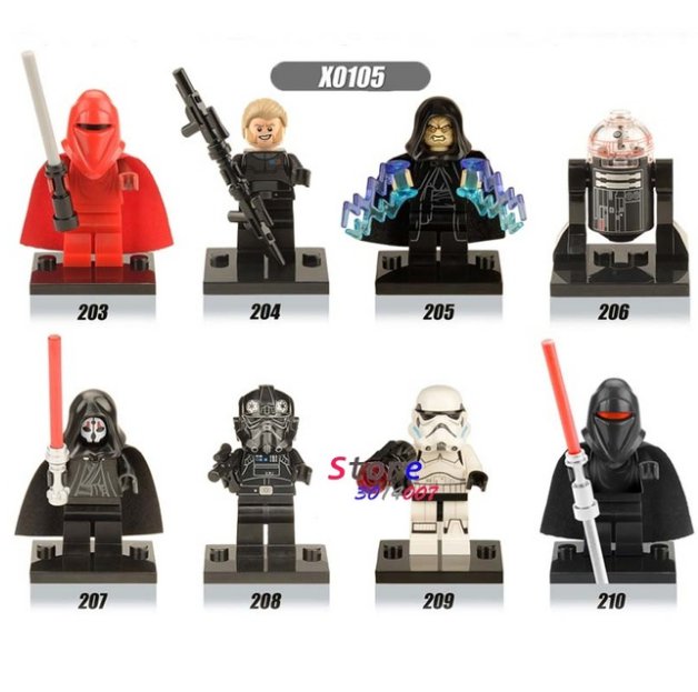 8pcs Star Wars Clone Trooper Figure Stormtrooper Commander Neyo Kylo Ren building block X0105