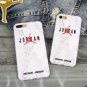 Fly Man Jordan 23 Cover case for iPhone X 8 7 6S 6 Plus Anti-Fade Marble pattern soft TPU