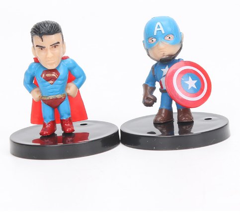 4-5cm 12pcs/set Marvel Toys The Avengers Figure Set Q Version