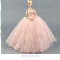 Dress + Veil / Pink Lace Party Dress Evening Gown Bubble skirt Clothing