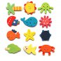 12pcs Random Wooden Animals Colourful Magnetic Cartoon