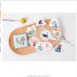 45 Pcs/Pack Cup Animals Decorative Stickers Adhesive Stickers DIY