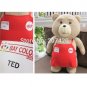 Big Size Movie Teddy Bear Ted 2 Bear Plush Toys In Apron 48CM