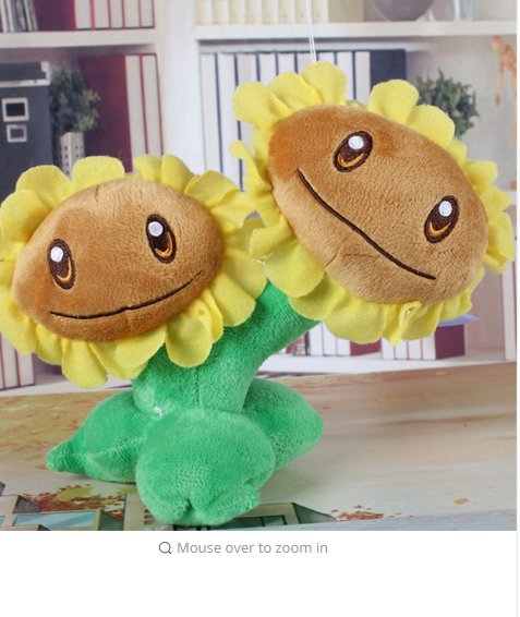 13pcs/lot 13-20cm Plants vs Zombies Plants Soft Stuffed Plush Toys