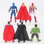 6pcs 10.5cm Marvel Toys The Avengers Figure Set Superhero Batman