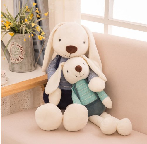 40cm Cute Bunny Plush Rabbit Toy Soft Cloth Stuffed Rabbit Easter Gift