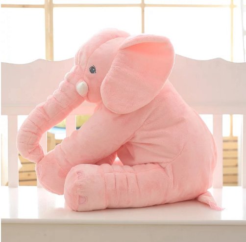 65cm Plush Elephant Toy Baby Sleeping Back Cushion Soft Stuffed Pillow