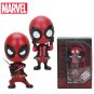 Mini 10cm Marvel Toys Deadpool Figure Bobble-Head 1/10 Scale Pre-painted