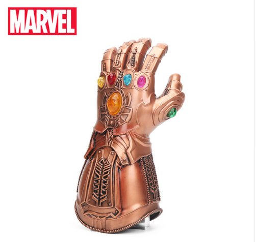 2018 Avengers 3 Infinity War Thanos Gauntlet Cosplay Glove Gold