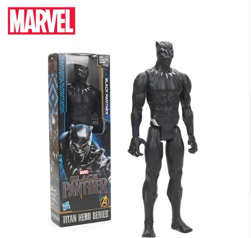 30cm Black Panther PVC Action Figure Titan Hero Series Marvel Toys