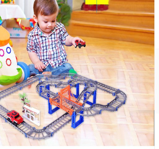 Hot Wheels Mobile Move Track Car Toys Educational Truck Toys