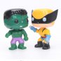 10cm 10pcs/set Justice League & Avengers Figure Set Super Hero