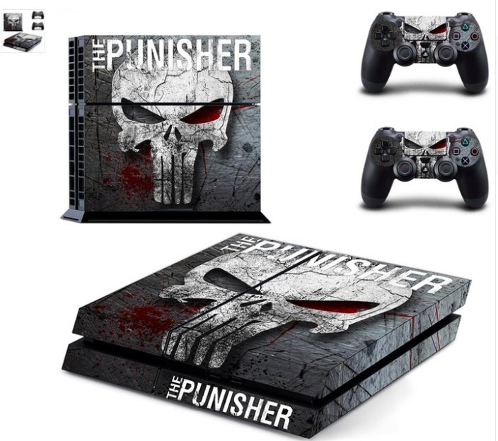Decal PS4 Skin Sticker for Sony Playstation 4 Console and 2Pcs Controller