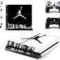 PS4 Sticker 23 Air Man: Jordan Decal PS4 Slim Skin Sticker and 2 Controllers