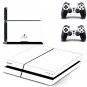 White Skin Stickers For PS4 Playstation 4 Playstation Sticker Console + Free Controllers Vinyl Decal