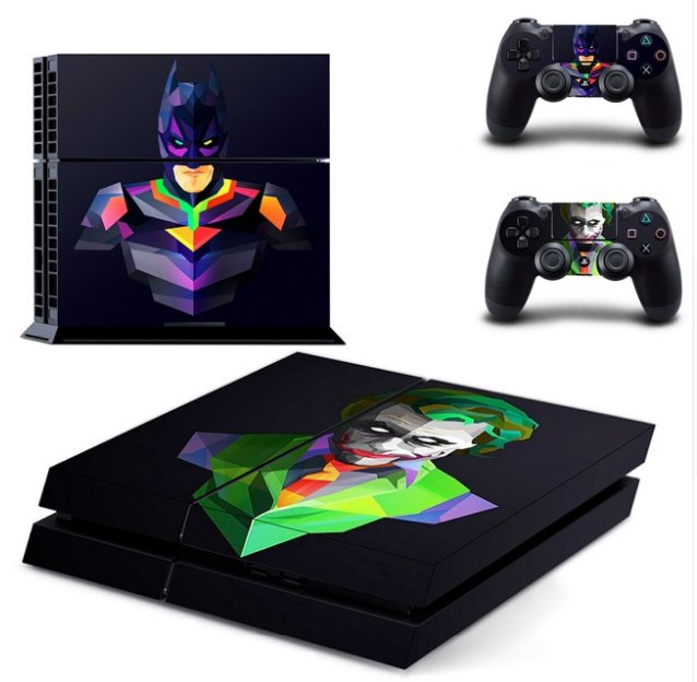Batman:Joker Ps4 Skin Sticker Case Cover for Sony PlayStation 4 and for Two PS4 Controllers