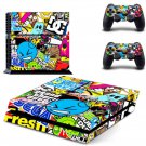 Colorful Decals Vinly PS4 Skin Cover Sticker Cover for Sony PS4 and 2 controller skins