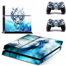 Final Fantasy VII Vinyl Skin Sticker Cover for Sony PS4 PlayStation 4 and 2 controller skins