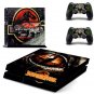 For PS4 Playstation 4 Console Skin Decal Sticker Jurassic Park + 2 Controller Skins