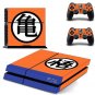 Anime Dragon Ball Goku Decals Vinly PS4 Skin Cover Sticker Cover for Sony PS4+2 controller skins