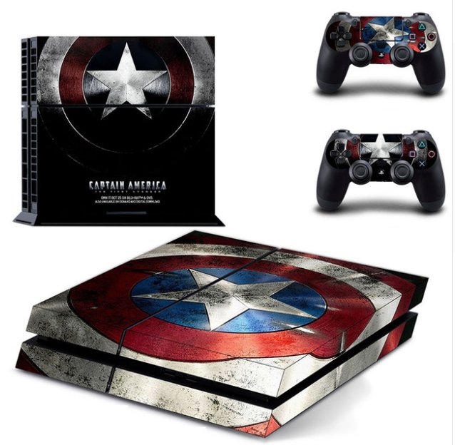 Superman VS Batman Vinyl Decal Protect Film PS4 Consol+Controller Skins Sticker For Sony PS4 Cover