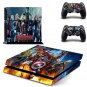 Superman VS Batman Vinyl Decal Protect Film PS4 Consol+Controller Skins Sticker For Sony PS4 Cover