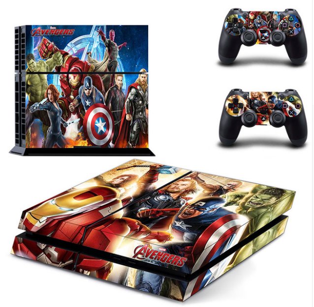 Superman VS Batman Vinyl Decal Protect Film PS4 Consol+Controller Skins Sticker For Sony PS4 Cover