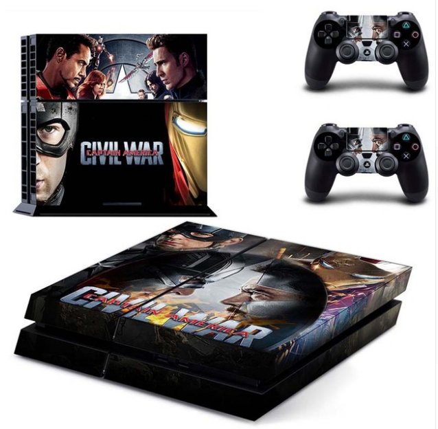 Superman VS Batman Vinyl Decal Protect Film PS4 Consol+Controller Skins Sticker For Sony PS4 Cover
